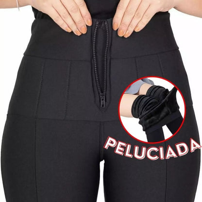 Calça Lipo Flanelada Feminina Tecido Suplex Modeladora Legging