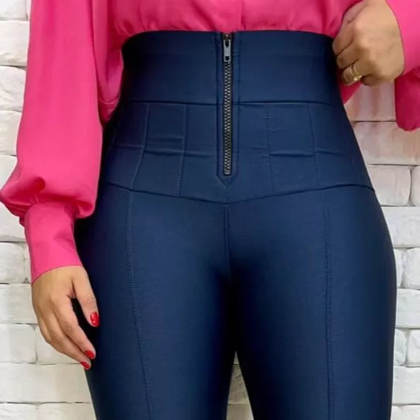 Calça Lipo Feminina Tecido Suplex Power Modeladora Legging