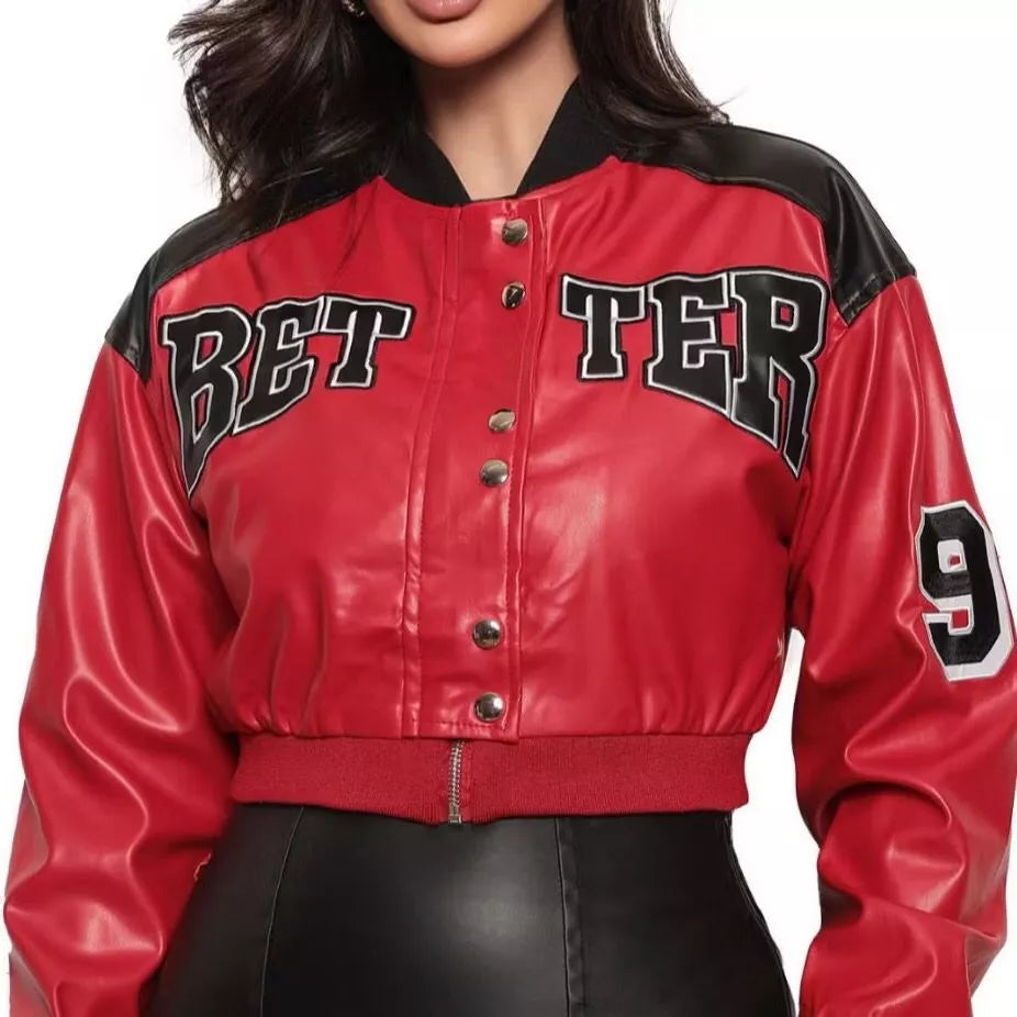 JAQUETA DE COURO BETTER ESTILOSA MODA BLOQUEIRA MODA GRINGA JAQUETA SHEIM