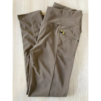 Calça Montaria Feminina Gorgorao Cintura Alta com Bolso Zíper Dianteiro