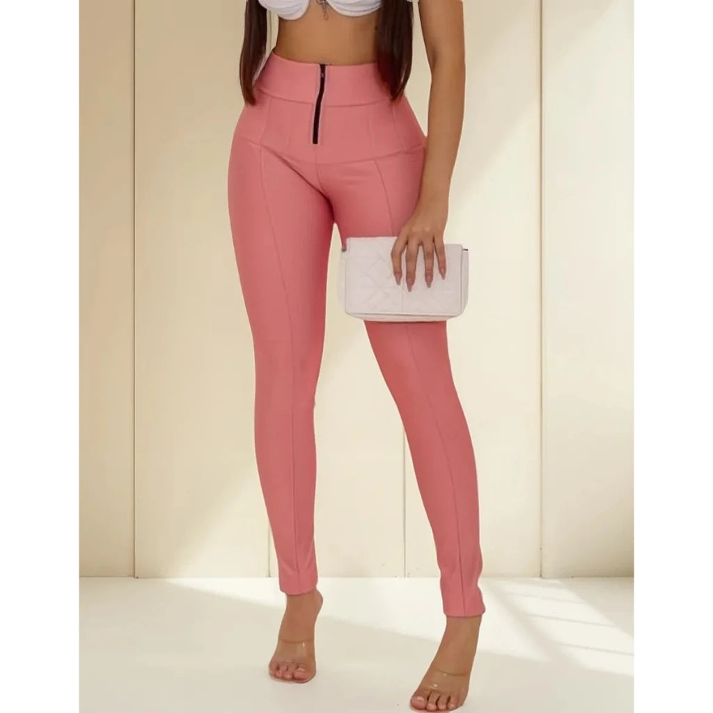 Calça Lipo Feminina Tecido Suplex Power Modeladora Legging