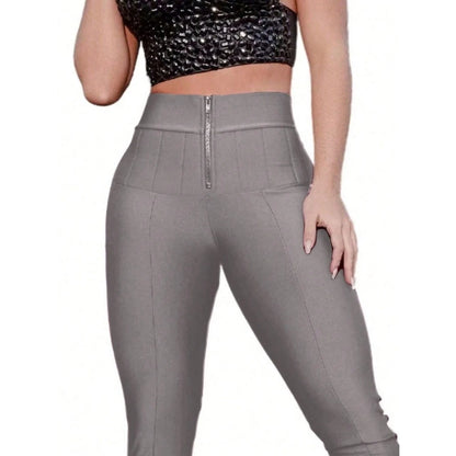 Calça Lipo Suplex Plus Size Feminina Cintura Alta