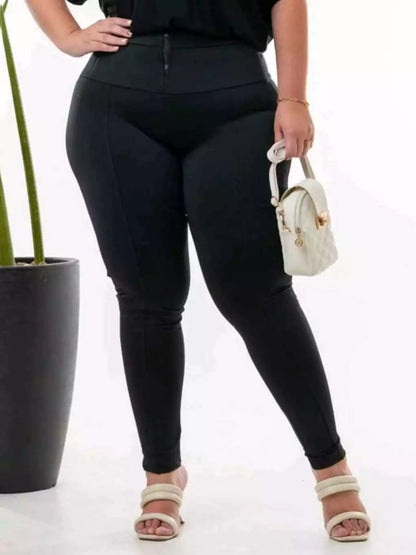 Calça Lipo Suplex Plus Size Feminina Cintura Alta