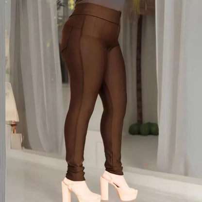 Calça Lipo Suplex Plus Size Feminina Cintura Alta