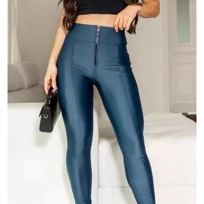 Calça Lipo Suplex Plus Size Feminina Cintura Alta